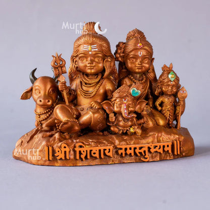 Shiv Parivar – Divine Harmony for car dashboard